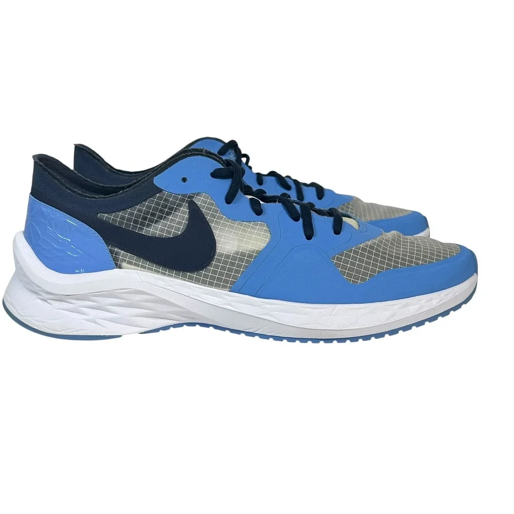 Jordan Sneakers Air Zoom 85 Runner UNC Tar Heels Blue 2020 9 Grid‎ Mesh Low Top